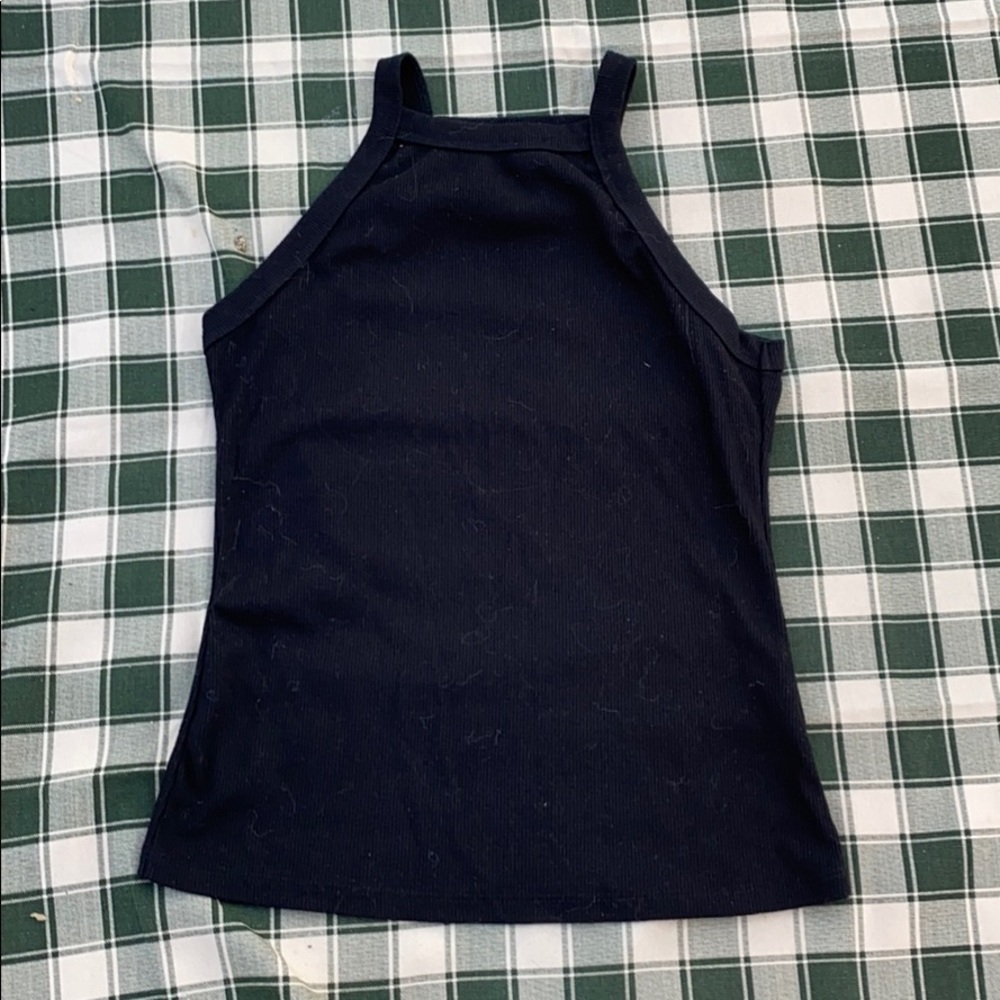 Cute simple black tank top